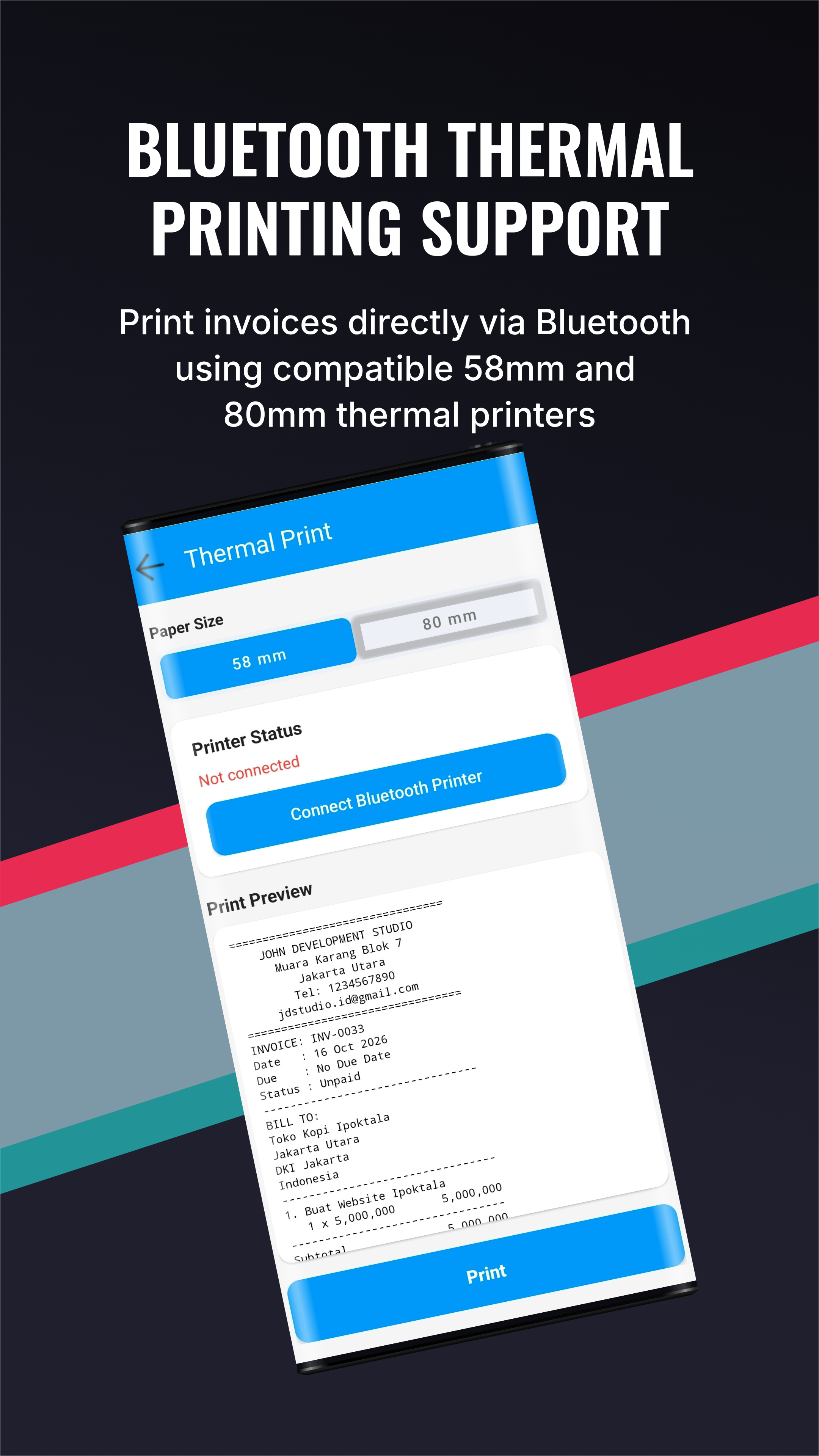 Invoice App Client Invoices Screenshot