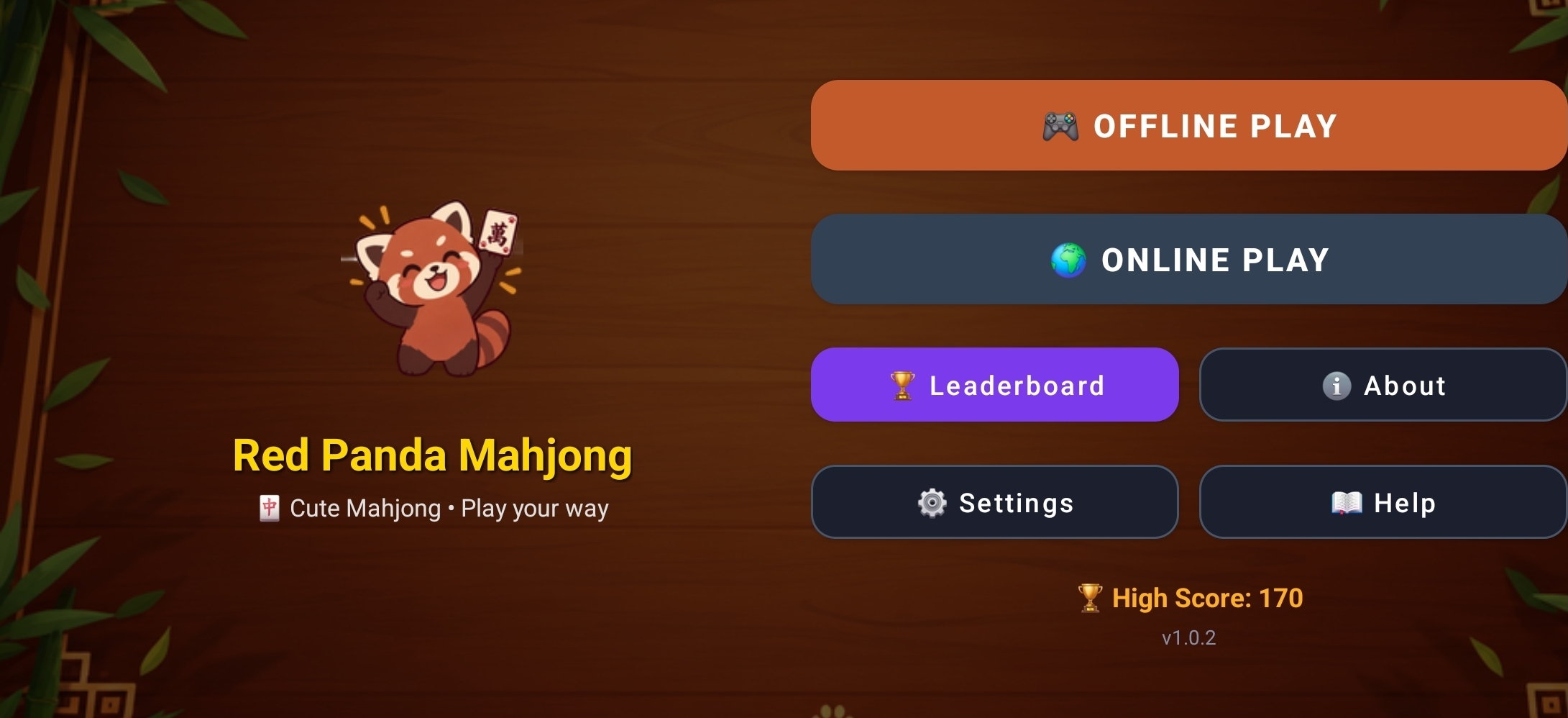 Main Menu