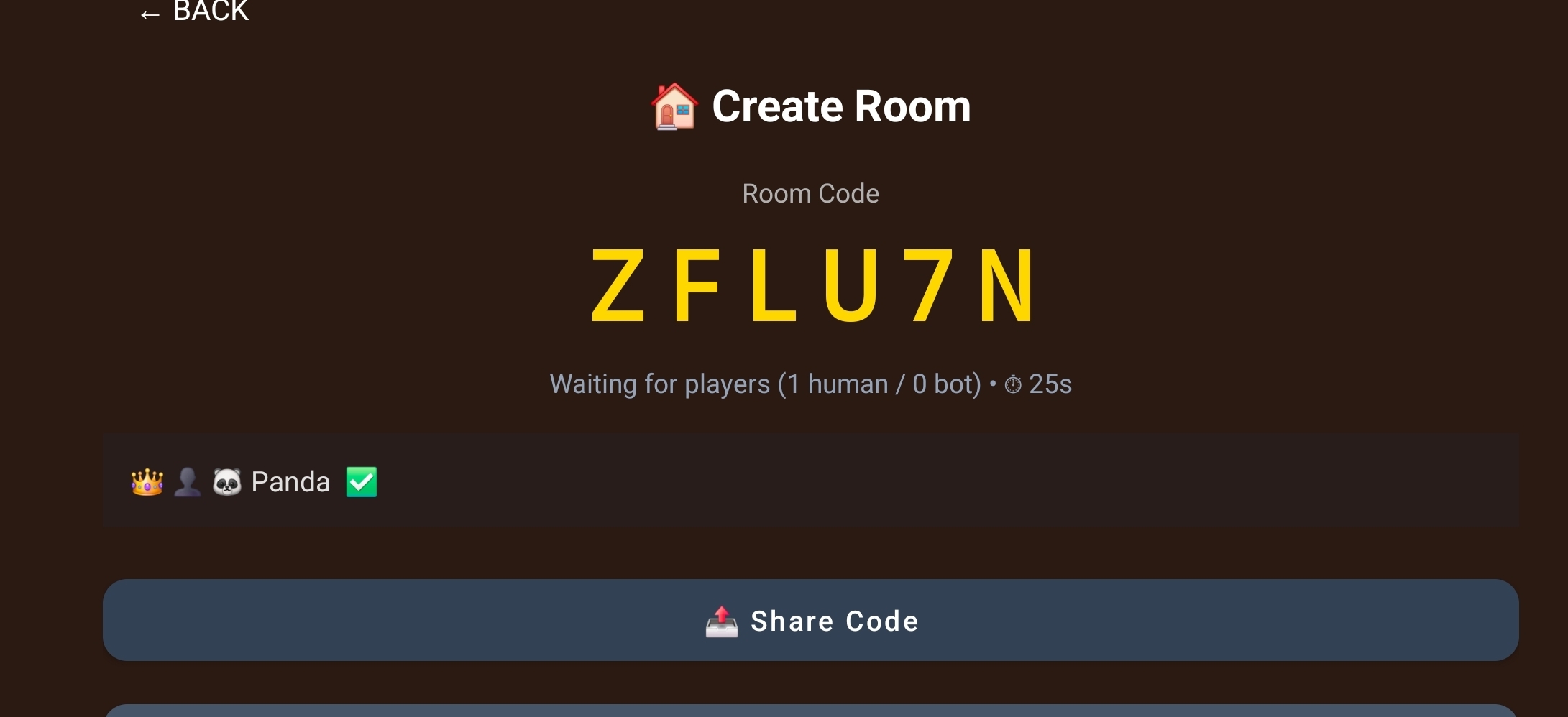 Create Room