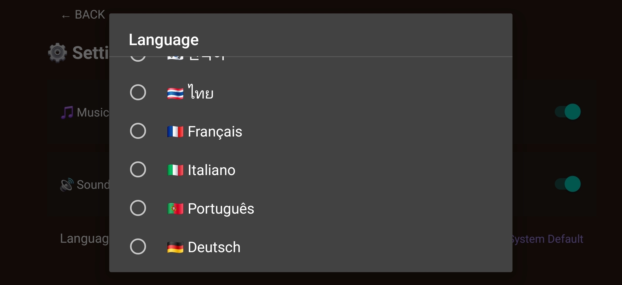 Language Settings 2